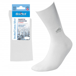 Białe Skarpety Bezuciskowe...