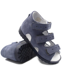 Kapcie ortopedyczne dla chłopca z obcasem Thomasa Kornecki OR 03