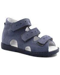 Kapcie ortopedyczne dla chłopca z obcasem Thomasa Kornecki OR 03