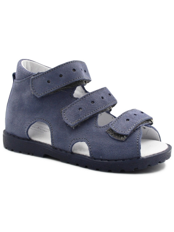 Kapcie ortopedyczne dla chłopca z obcasem Thomasa Kornecki OR 03