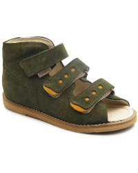 Papcie Korekcyjne Do Szkoły Dla Chłopca Khaki Na Rzepy Ameko 2020