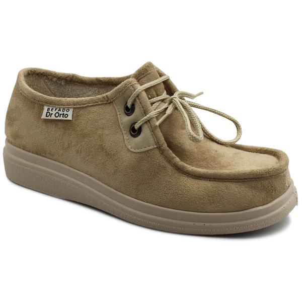 Buty Półbuty Damskie Na Szerokie Stopy Jesień Jesień Sznurowane DR ORTO 871D007