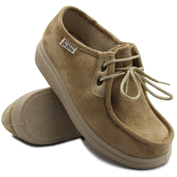 Buty Półbuty Damskie Na Szerokie Stopy Jesień Jesień Sznurowane DR ORTO 871D007