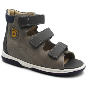 Sandały korekcyjne dla chłopca na szerokie stopy na lato MEMO PEDRO