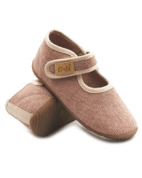 Buty Na Zmianę Szkolne Kapcie Dziecięce Różowe Emel ek 4000-14