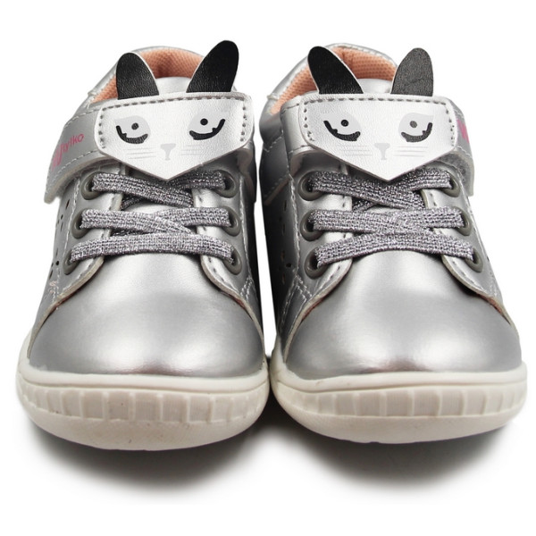 Buty Dla Dziewczynki Na Jesień Półbuty Wojtyłko 1a22007 Srebrny