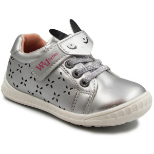 Buty Dla Dziewczynki Na Wiosnę Półbuty Wojtyłko 1a22007 Srebrny