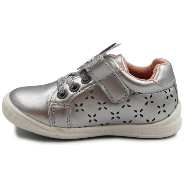 Buty Dla Dziewczynki Na Wiosnę Półbuty Wojtyłko 1a22007 Srebrny