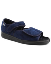 Komfortowe miękkie sandały dla seniora obuwie domowe DR ORTO 989M004