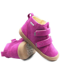 Jesienne Buty Dla Dziewczynki Na Rzep z Elastyczną Podeszwą Barefoot Bartek 11025133