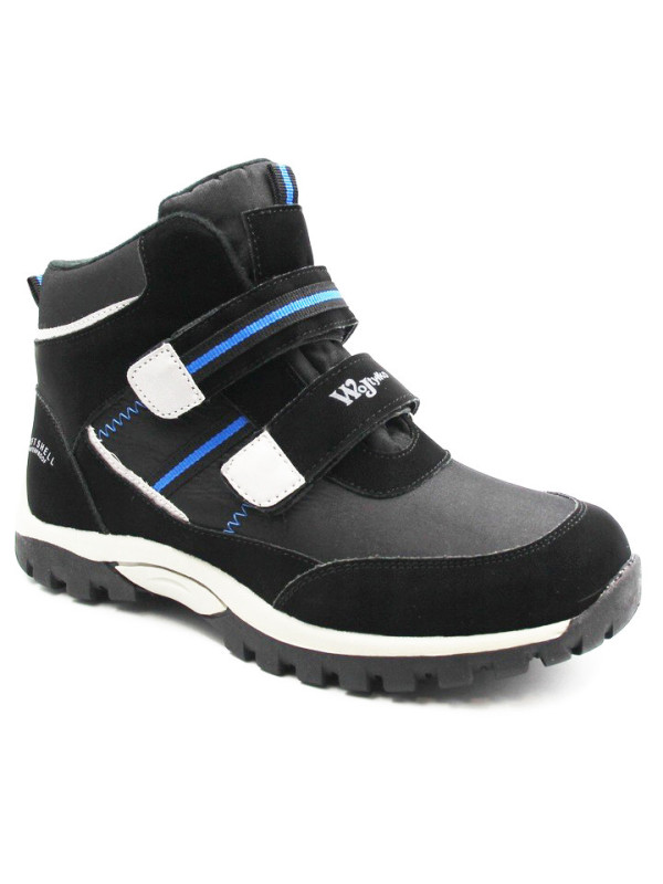 Buty na jesień zimę dla chłopca ocieplane Wojtyłko 5z24094 czarny