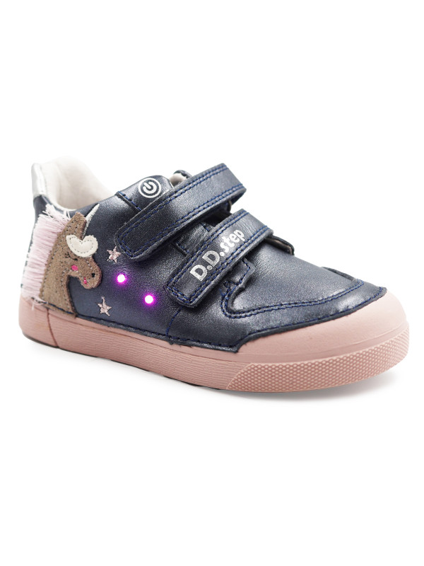 Buty Na Jesień Dla Dziewczynki LED DD STEP S068-42893M