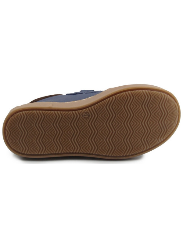 Buty Dla Chłopca na Wiosnę Skórzane Trzewiki Ameko teo-granatowy