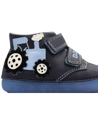 Buty Na Wiosnę Dla Chłopca Świecące w Ciemności Traktor DD STEP S066-42263