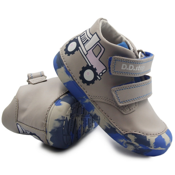 Chłopięce Buty Na Jesień Zmieniające Kolor D.D.Step s066-317 Light Grey