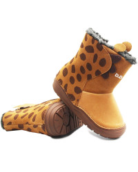 Zimowe buty dla chłopca ocieplane DD STEP W071-369T tygrysek