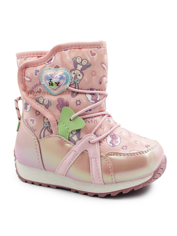Buty Zimowe Dla Dziewczynki Śniegowce Wojtyłko 2zś25074R Róż
