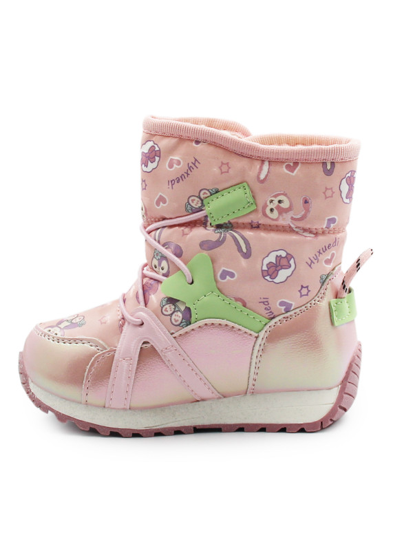 Buty Zimowe Dla Dziewczynki Śniegowce Wojtyłko 2zś25074R Róż