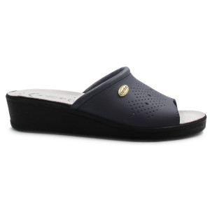 Wygodne klapki damskie do pracy SANITAL-FLEX 698 Blue