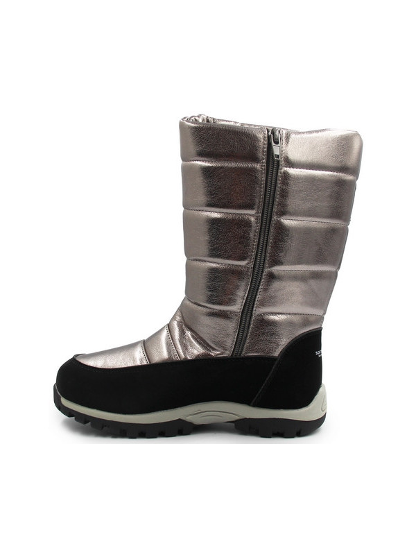 Śniegowce Wysokie Dziewczęce Ocieplane Kozaki Wojtyłko 5z24100 Złoty