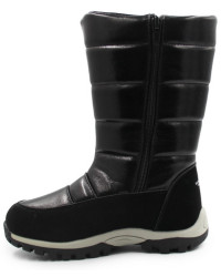 Kozaki Dla Dziewczynki Wysokie Śniegowce z Membraną Wojtyłko 5z24100 Czarny