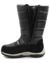 Kozaki Dla Dziewczynki Wysokie Śniegowce z Membraną Wojtyłko 5z24100 Czarny
