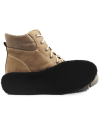 Damskie Buty Na Zimę Ocieplane Botki Helios 562 S.C. Beż