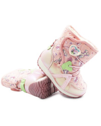 Buty Zimowe Dla Dziewczynki Śniegowce Wojtyłko 2zś25074R Róż