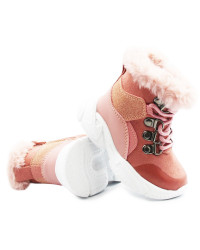 Zimowe Buty Dla Dziewczynki Kozaki Ocieplane Wojtyłko 1Z25070R