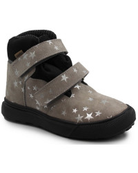 Buty Dla Dziewczynki Na Jesień Lekko Ocieplane Ameko Robin Szare Gwiazdki