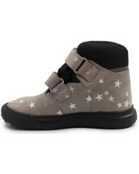 Buty Dla Dziewczynki Na Jesień Lekko Ocieplane Ameko Robin Szare Gwiazdki