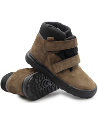 Buty Dla Chłopca Lekko Ocieplane Na Jesień i Zimę Ameko Robin Sepia