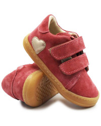 Buty Dla Dziewczynki Na Wiosnę Na Rzep Barefoot Ameko Dash-Coral