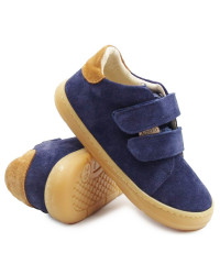 Półbuty Chłopięce Na Wiosnę Barefoot Ameko Dash-Granatowy