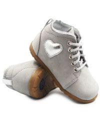 Buty Dla Dziewczynki Na Wiosnę Sznurowane Ameko a11-Mia-Limestone