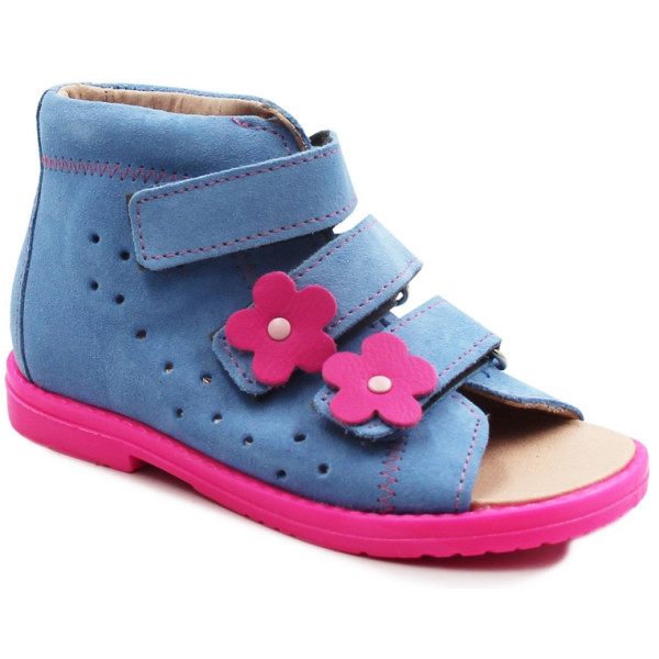 Kapcie zmienne do przedszkola dla dziewczynki z wysokim zapiętkiem Dawid