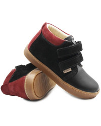 Półbuty Dla Chłopców na Wiosnę Skórzane Ameko Teo-czarny