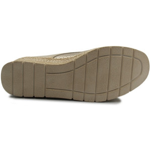 Damskie Buty Na Wiosnę  Eleganckie Złote Półbuty Helios 401