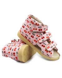 Kapcie Do Szkoły i Przedszkola Dla Dziewczynki Mido 816 Cherry Pink