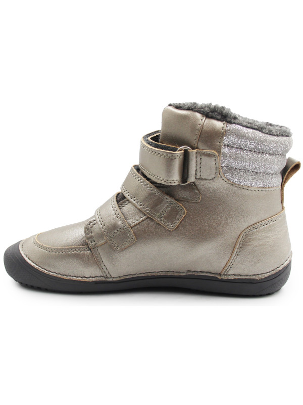 Dziewczęce Buty Zimowe Ocieplane Barefoot Młodzieżowe Zimowe DD STEP W063-4274CL