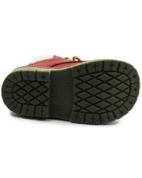 Ocieplane Czerwone Kozaki Dziecięce Emel e 2540a-4