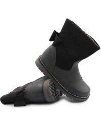 Kozaki dla dziewczynki na zimę ocieplane Emel e 2443b-1