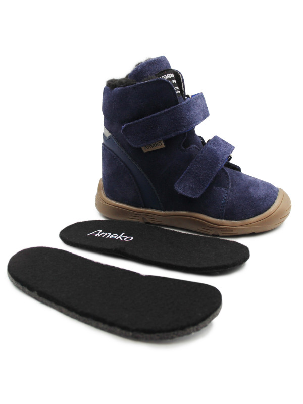 Buty Zimowe Dla Chłopczyka + Dodatkowa Wkładka Ameko Dudu-Navy