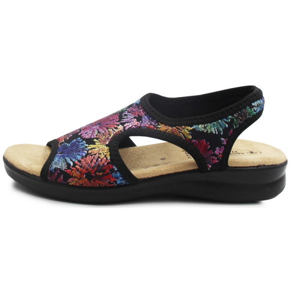 Eleganckie miękkie elastyczne sandały damskie do pracy Sanital Flex 8030.17