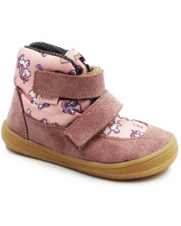 Buty Dla Dziewczynki Lekko Ocieplane Na Jesień i Zimę Jednorożce Barefoot Ameko Nolan Unicorn