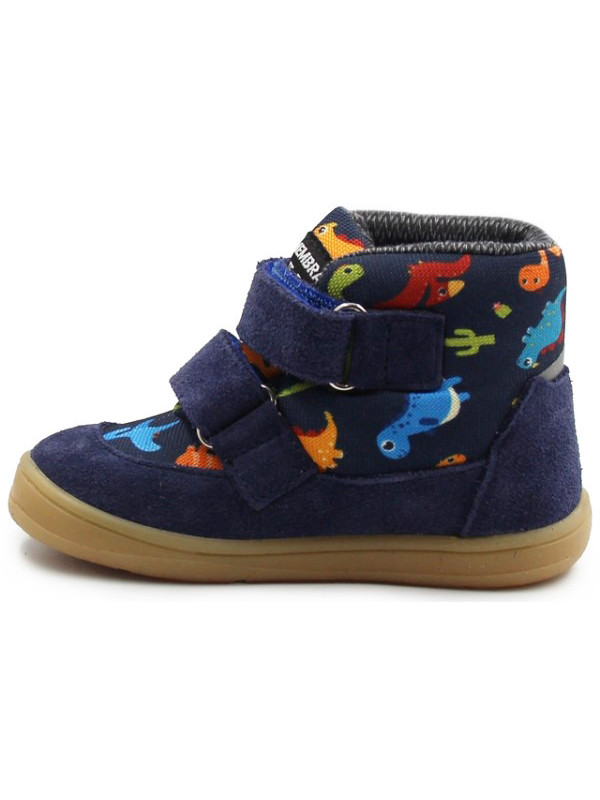 Buty Dla Chłopca Na Jesień i Zimę Ocieplane w Dinozaury Barefoot Ameko Nolan Dino