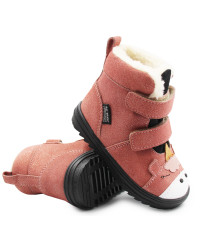 Buty Na Zimę Dla Dziewczynki Mido 42-27 Salmon-Brokat