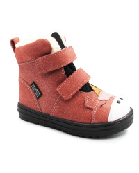 Buty Na Zimę Dla Dziewczynki Mido 42-27 Salmon-Brokat