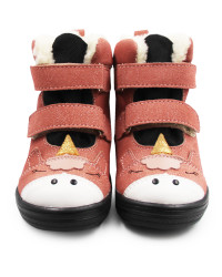 Buty Na Zimę Dla Dziewczynki Mido 42-27 Salmon-Brokat