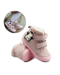 Buty Dla Dziewczynki Na Zimę Ocieplane DD STEP W066-42268A